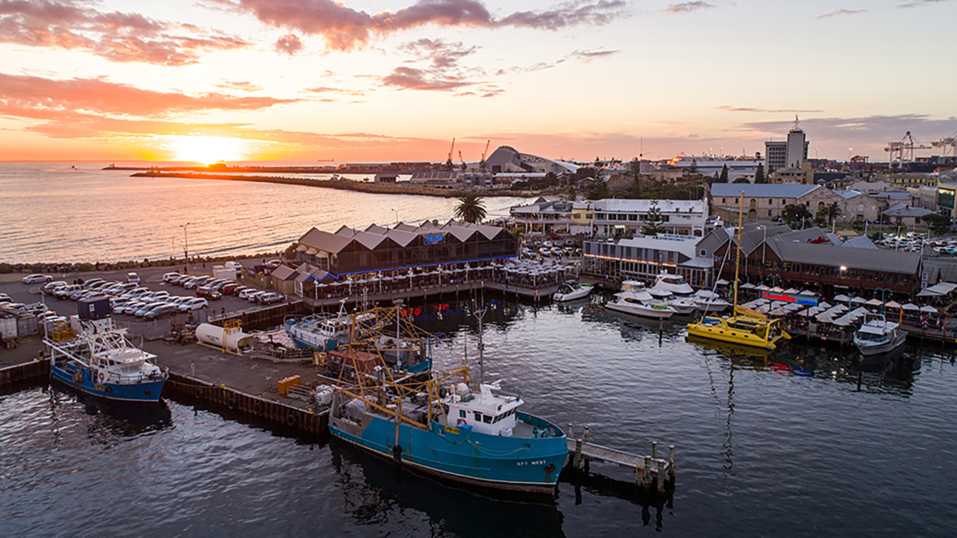 Aerial view of Fremantle